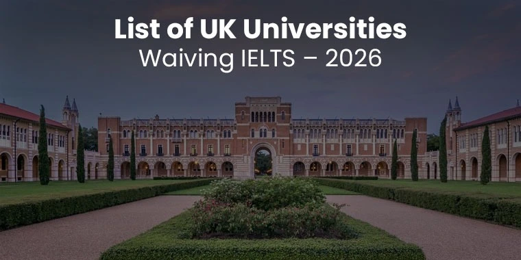 uk universities waiving ielts 2026