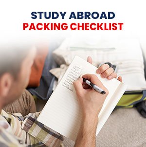 study abroad packing checklist